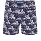 Bañador con estampado Waves para hombre Zafiro vista trasera