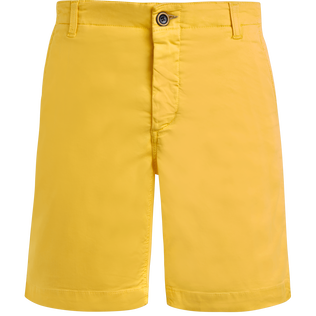 Solid Bermudashorts aus Tencel-Satin für Herren Sonne Vorderansicht