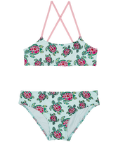 女童 Provencal Turtle 两件式泳衣 Thalassa 正面图