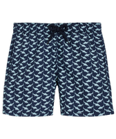 Boys Swim Shorts Net Sharks Azul marino vista frontal
