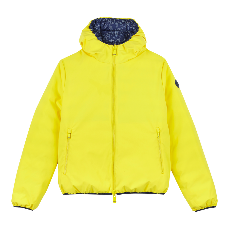 Men Reversible Jacket Starlettes Bicolores - Jacket - Gallice - Yellow - Size XXL - Vilebrequin