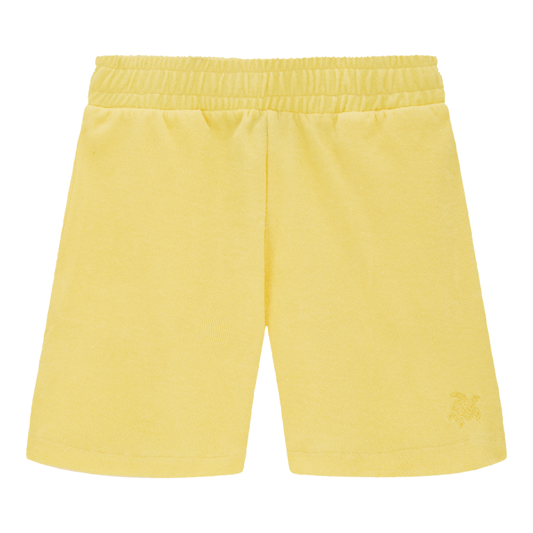 Boys Terry Bermuda Shorts Solid - Bermuda - Goh - Yellow - Size 14 - Vilebrequin