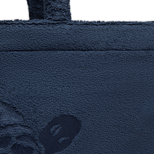 Women Terry Beach Bag Turtle Navy details view 4