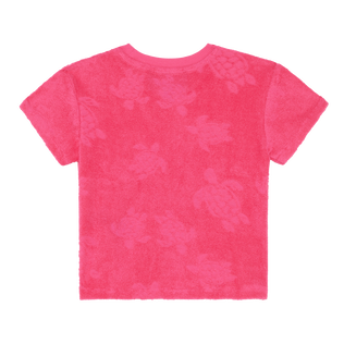 Conjunto en tejido terry de jacquard para bebé Buganvilla vista trasera desgastada