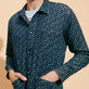 Micro Turtles Corrosion Printed Denim Men Jacket Dark denim w1 details view 1