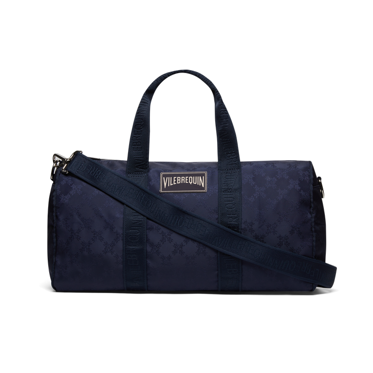 Sac De Voyage 48h Unisexe Turtle Dance Jacquard - Bag-48 - Bleu