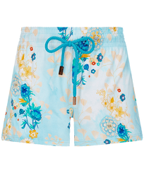 Mujer Autros Estampado - Pantalón corto de baño con estampado Belle Des Champs para mujer, Soft blue vista frontal