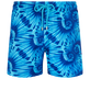 Costume da bagno uomo ultraleggero e ripiegabile Nautilius Tie & Dye Azzurro vista frontale