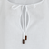 Robe carrée femme en lin blanc- Vilebrequin x Angelo Tarlazzi Blanc 