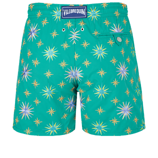 Men Swim Trunks Embroidered Sud - Limited Edition Emerald back view