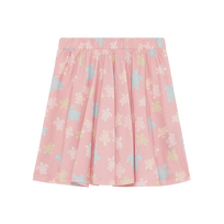 Falda con cinturilla elástica y estampado Ronde Des Tortues para niña Boudoir vista frontal
