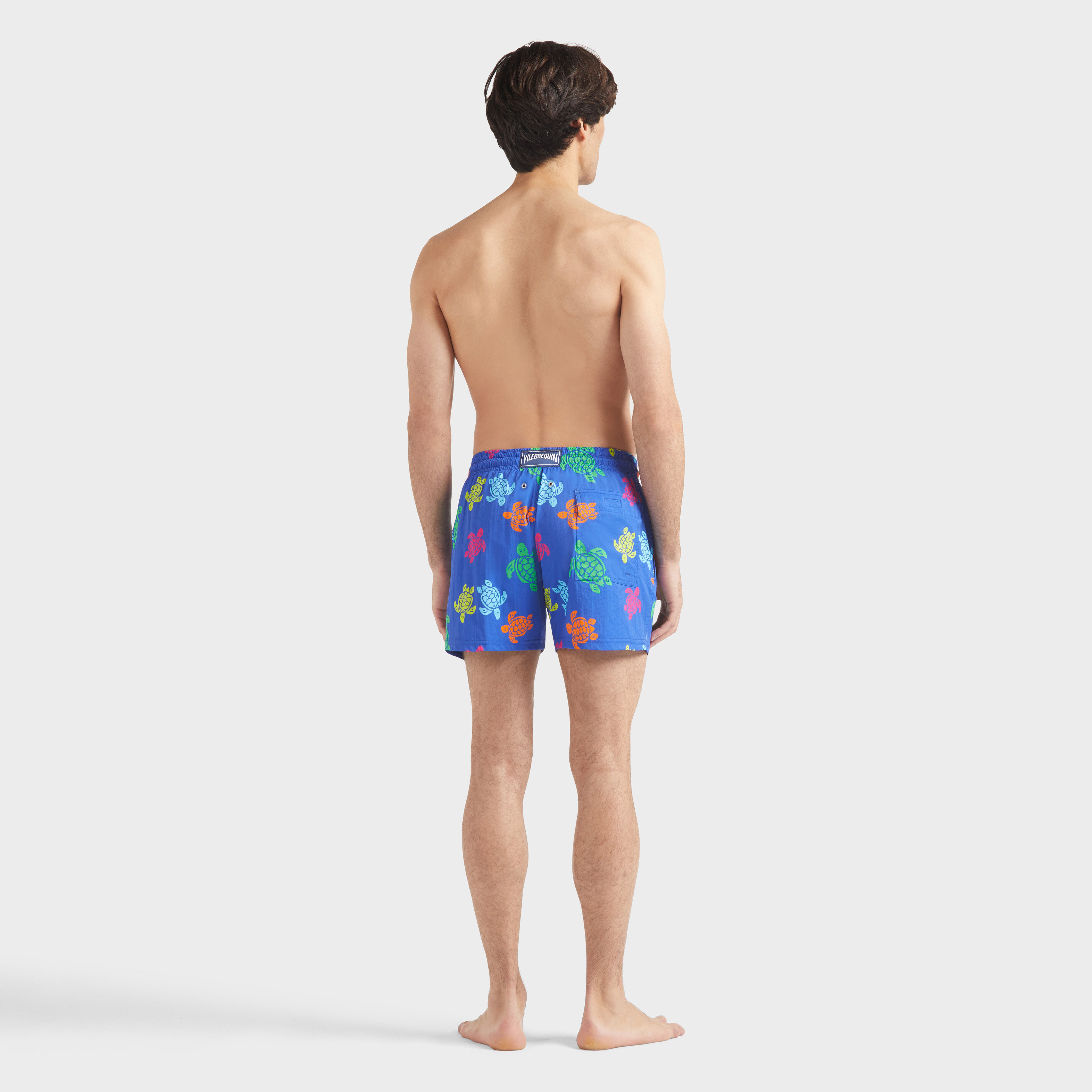 【Rest & Recreation】 COLORATION SWIM SHORT / 追跡付 Men Stretch Short Swim Trunks Tortues Multicolores | Vilebrequin
