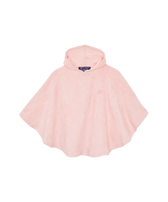 Poncho en tejido terry con estampado Jacquard Turtles para bebé Peony vista frontal