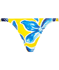 Braguita de bikini de corte tanga con estampado Raiatea para mujer Sol vista frontal