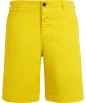 Men Tencel Bermuda Shorts Solid Sonne Vorderansicht