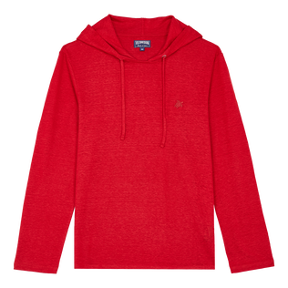 Men Linen Long sleeves Hoodie T shirt