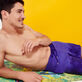 男款 Classic 神奇 - 男士 Ronde De Tortues 遇水变色泳装, Purple blue 细节视图3
