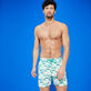 Bañador con bordado Requins 3D para hombre de edición limitada Glacier vista frontal desgastada