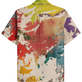 Camisa de bolos de lino con estampado Gra para hombre - Vilebrequin x John M Armleder Multicolores vista trasera