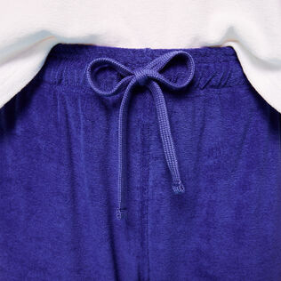 Solid Bermudashorts für Damen und Herren Purple blue Details Ansicht 1