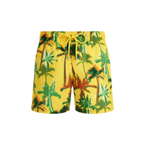 Pantaloncini mare uomo ultraleggeri e ripiegabili Palms Offset Sole vista frontale