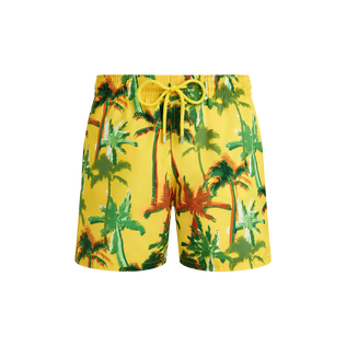 Pantaloncini mare uomo ultraleggeri e ripiegabili Palms Offset Sole vista frontale