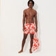 Men Swimwear Lantern Flowers- Vilebrequin x Donald Sultan White details view 2