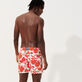 Bañador con estampado Lantern Flowers- Vilebrequin x Donald Sultan Blanco vista trasera desgastada