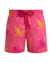Men Embroidered Swim Trunks Octopussy - Limited Edition Bougainvillea front view