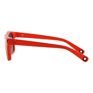 Kids Sunglasses Solid Neon orange front view