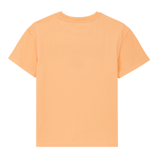 Camiseta de algodón orgánico para niño Fluo fire vista trasera