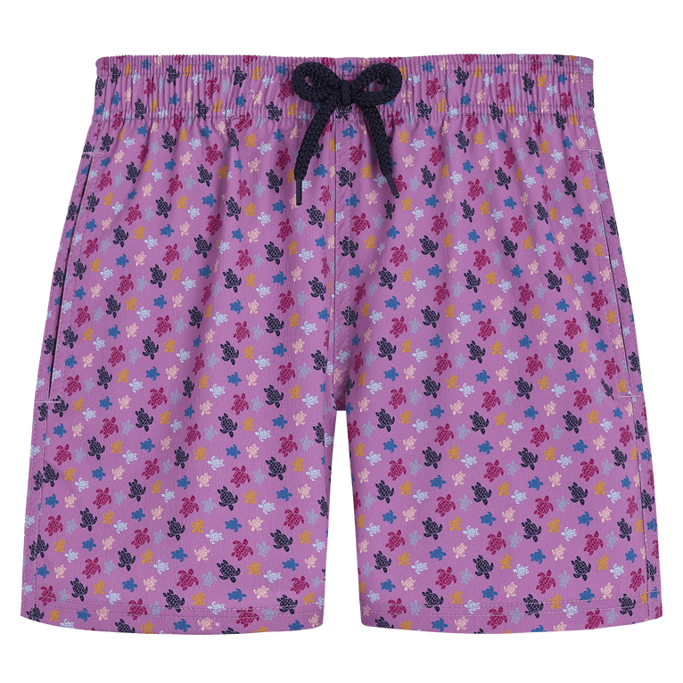 Boys Stretch Swim Shorts Micro Ronde Des Tortues Rainbow - Swimming Trunk - Jirise - Purple - Size 14 - Vilebrequin