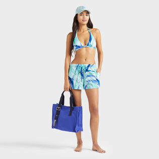 Pantalones cortos de baño con estampado Madrague para mujer Thalassa detalles vista 1