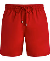 Men Ultra-Light and Packable Swim Shorts Solid Moulin rouge front view