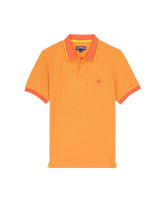 Men Cotton Changing Color Polo Solid Corn front view