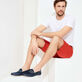 Men Shoes Solid Waterproof White details view 1