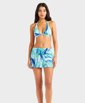 Pantaloncini mare donna Madrague Thalassa vista frontale indossata