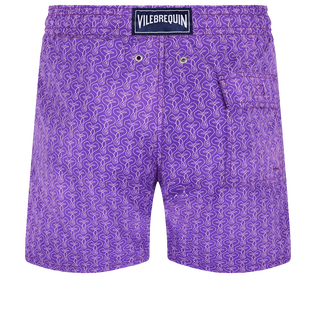 Men Swimwear Valentine's Day Orchid back view