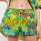 Damen Andere Bedruckt - Jungle Rousseau Badeshorts für Damen, Ginger Details Ansicht 1