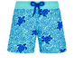 Bañador con estampado Turtles Splash para niño Lazulii blue vista frontal