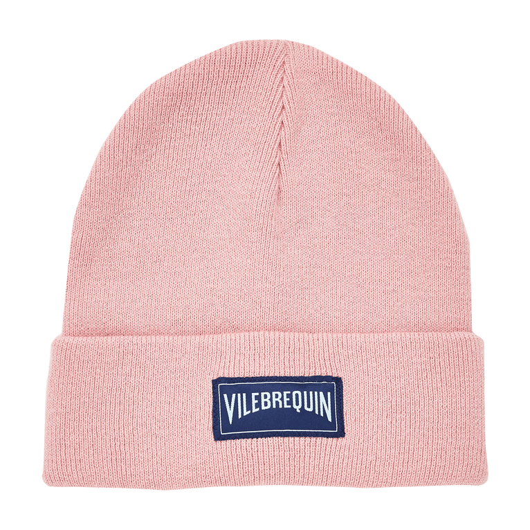 Kids Knitted Beanie Solid - Hat - Gonnet - Pink - Size OSFA - Vilebrequin
