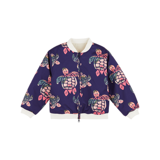女童正反两穿极地夹克 Off white 正面图