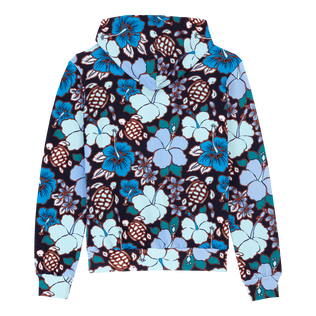 Felpa uomo con cappuccio e zip intera Tropical Turtles Thalassa vista posteriore