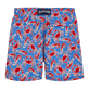 Boys Ultra-light and packable Swim Shorts Crabs & Shrimps Earthenware 后视图