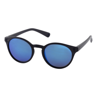 Unisex Floating Sunglasses Blue Solid Navy back view