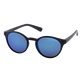 Unisex Solid Sonnenbrille Marineblau Rückansicht