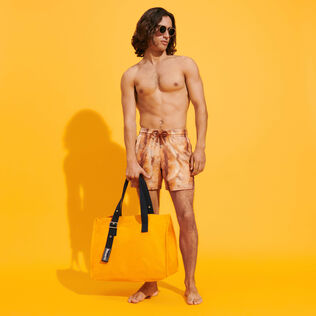 Bañador elástico con estampado Fur para hombre Straw detalles vista 2