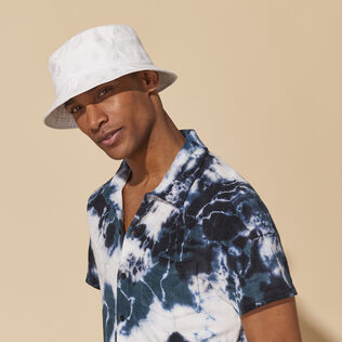 Embroidered Bucket Hat Turtles All Over White 细节视图1