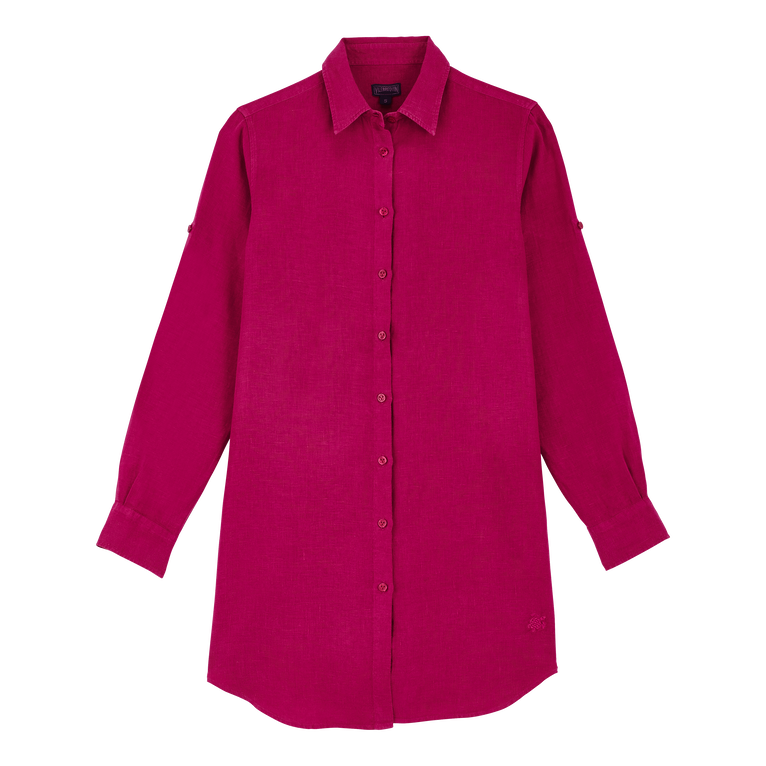 Robe Chemise Femme Unie - Fragance - Rouge - Taille XL - Vilebrequin