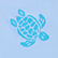 Big Towel Ronde des Tortues Flax flower 